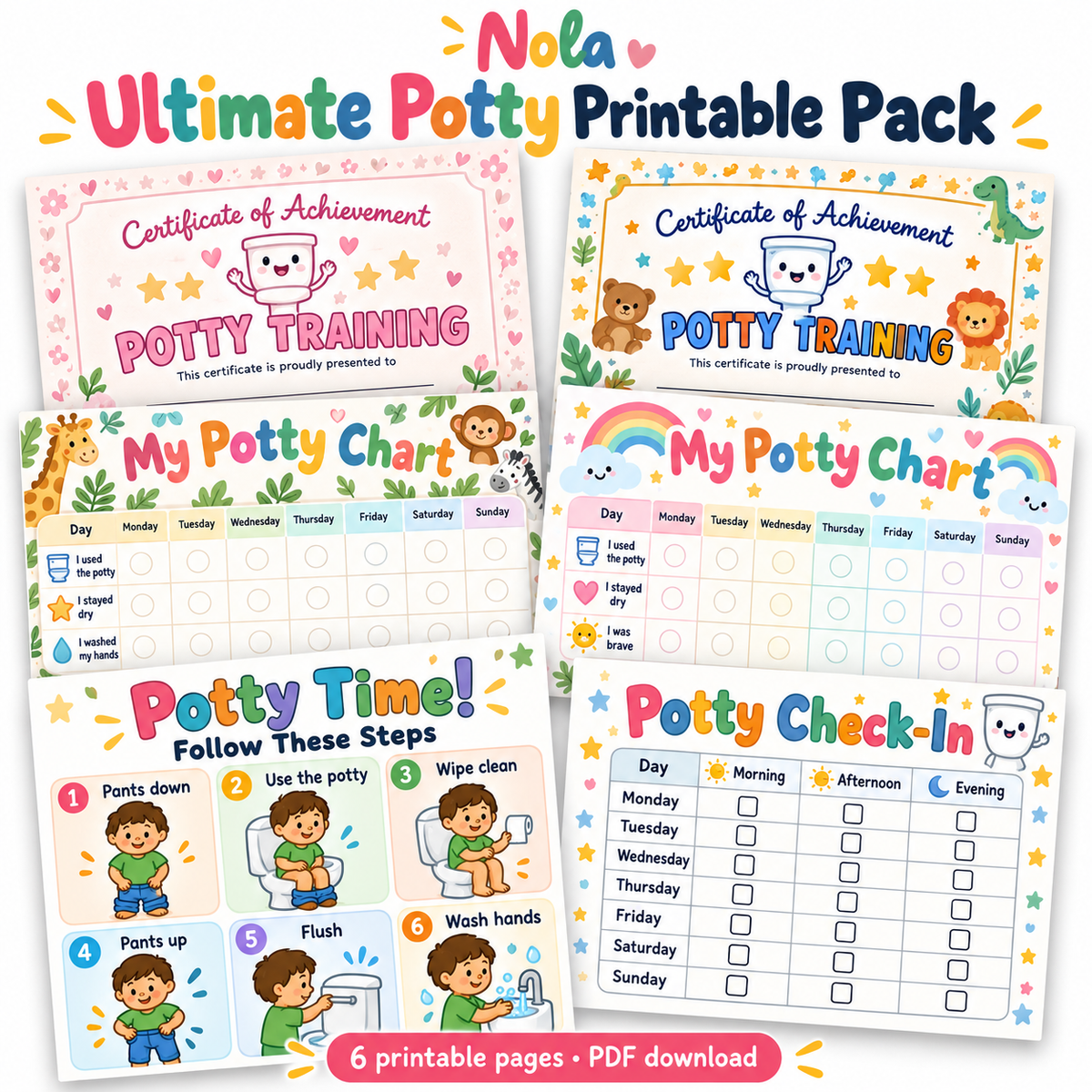 Ultimate Potty Printable Pack